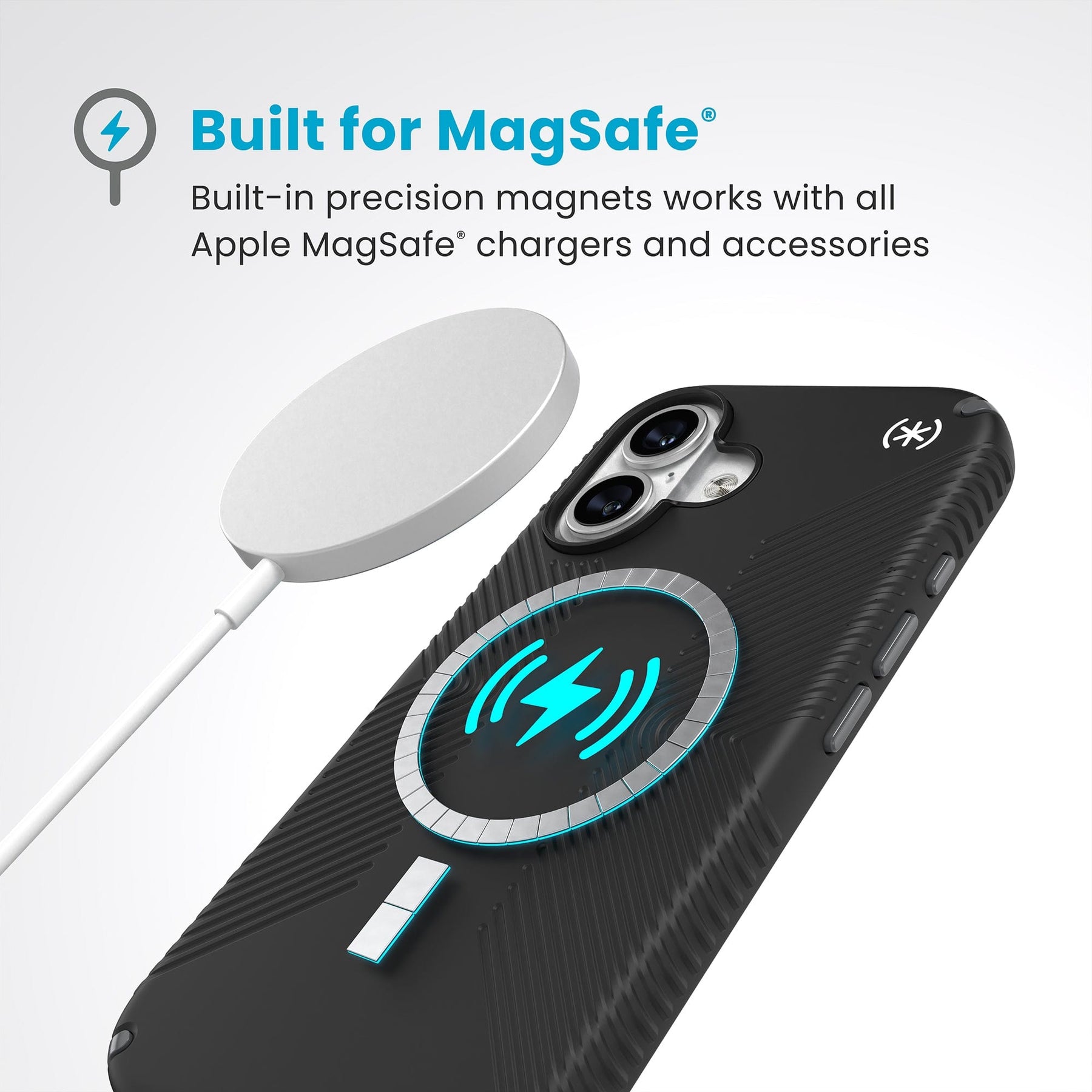 Apple Presidio2 Grip MagSafe Apple iPhone 16 Case by Speck Product