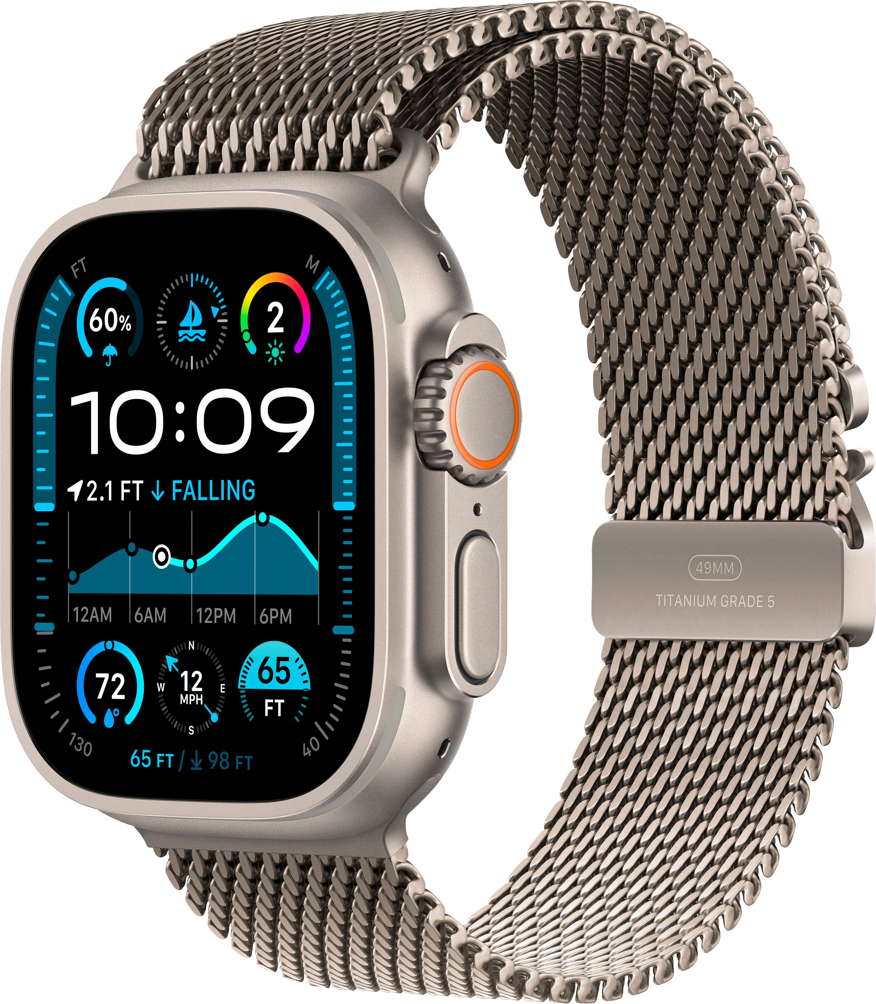 Apple Apple Watch Ultra 2 (GPS+Cellular) 49mm Titanium Case with N