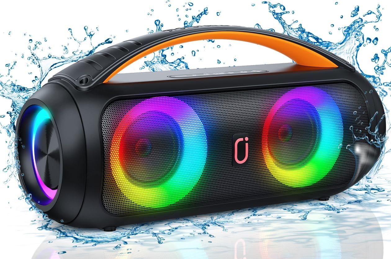 JAUYXIAN D16 Portable Bluetooth Speaker, 40W Large Bluetooth
