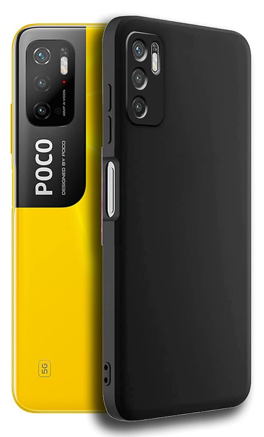 KRL Mobile Back Cover Case for Poco M3 Pro 5G (Silicone Case
