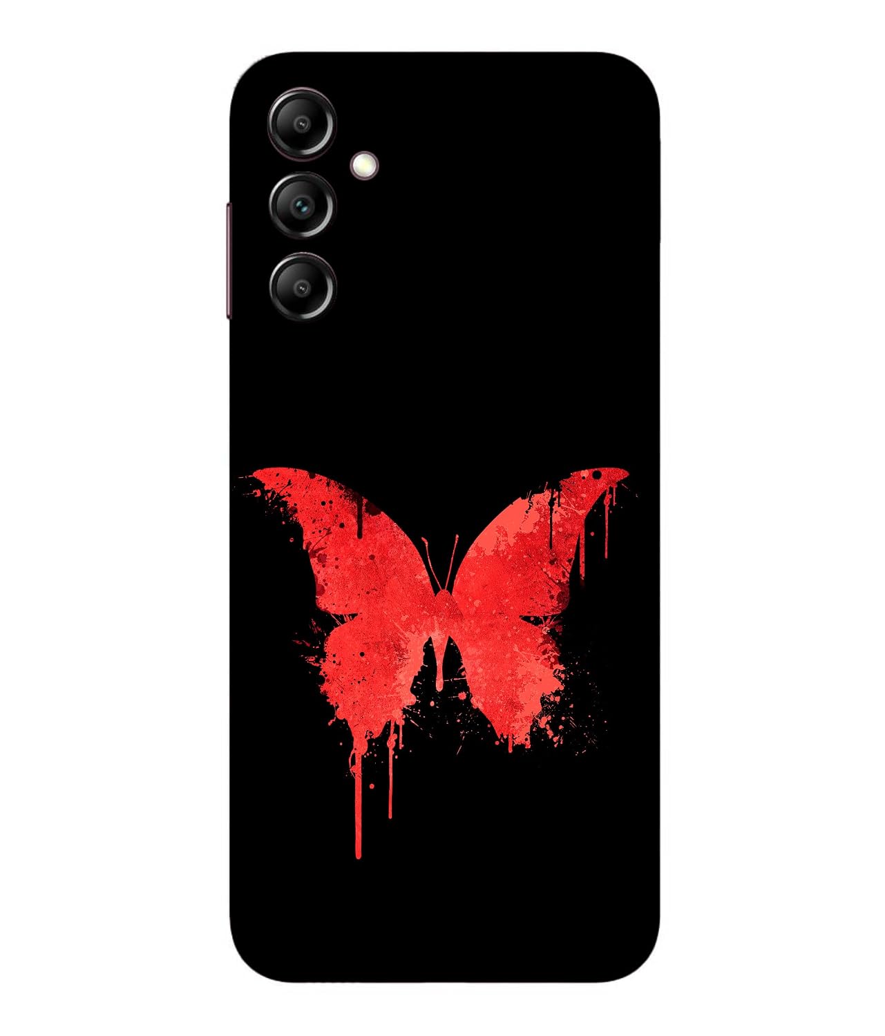 TRUEMAGNET Premium ''Butterfly'' -(Red) Printed Hard Mobile