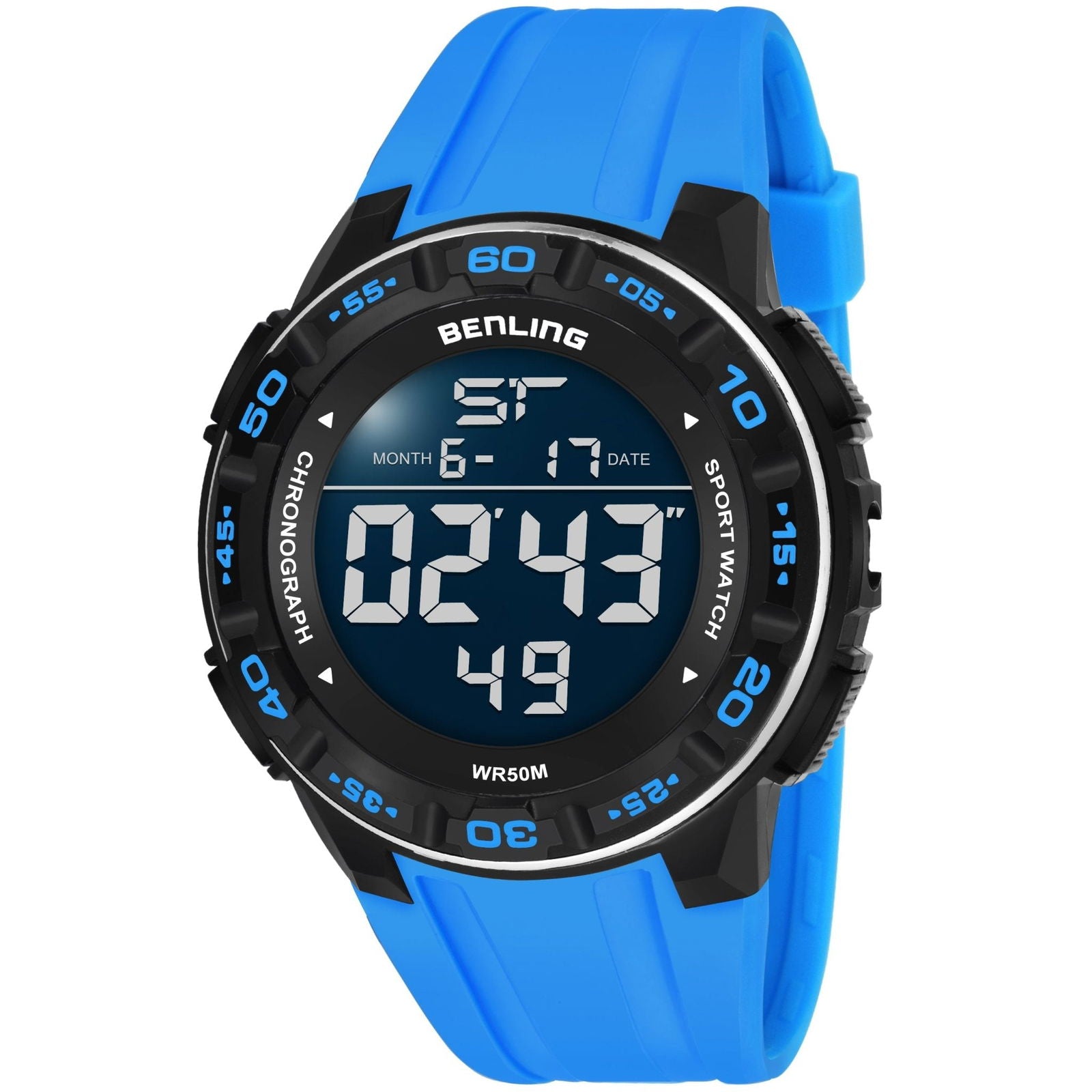Digital Wrist Watch with Led Backlight
