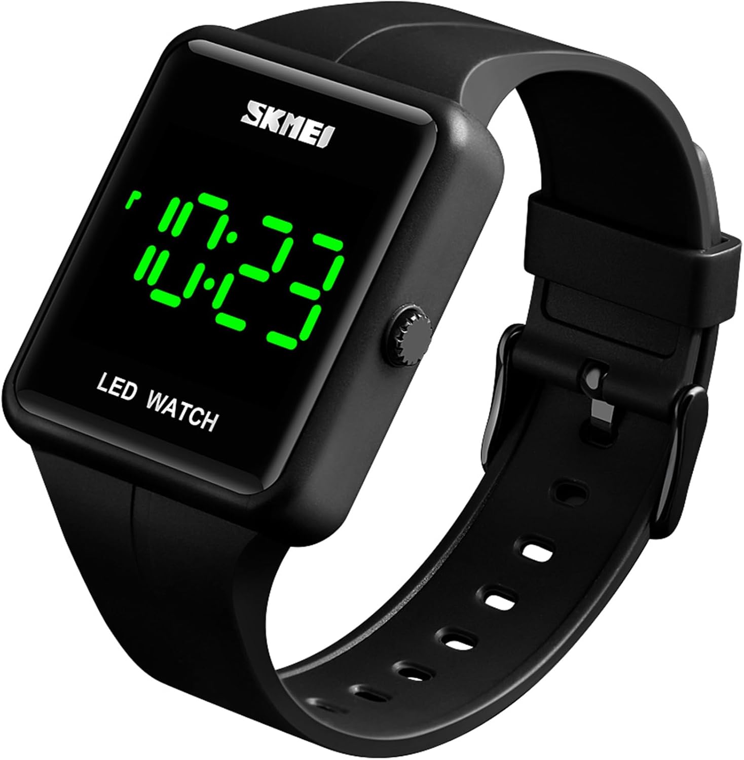 Gosasa Large Face LED Digital Watch Date Time 3Bar Waterproo