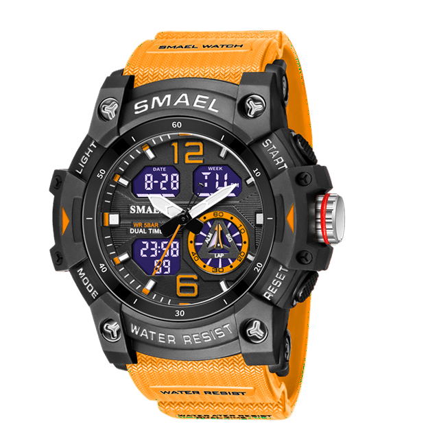 Mens Digital Watch LED Backlight Wristwatch Outdoor Sport Wa
