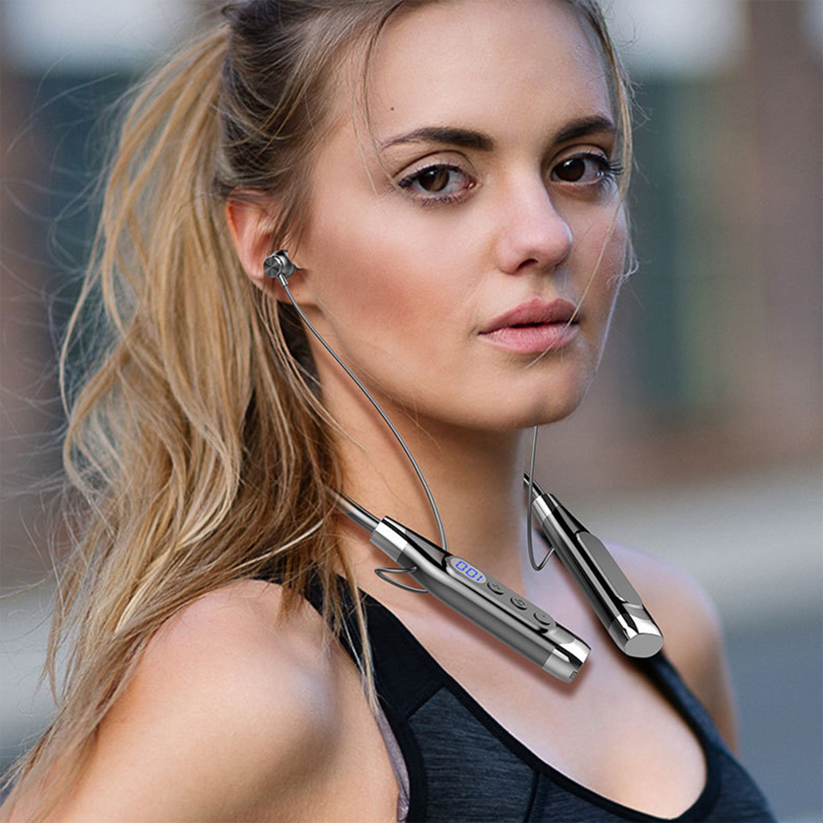 Bluetooth Headset, 2024 Upgraded Wireless Neckband Bluetooth