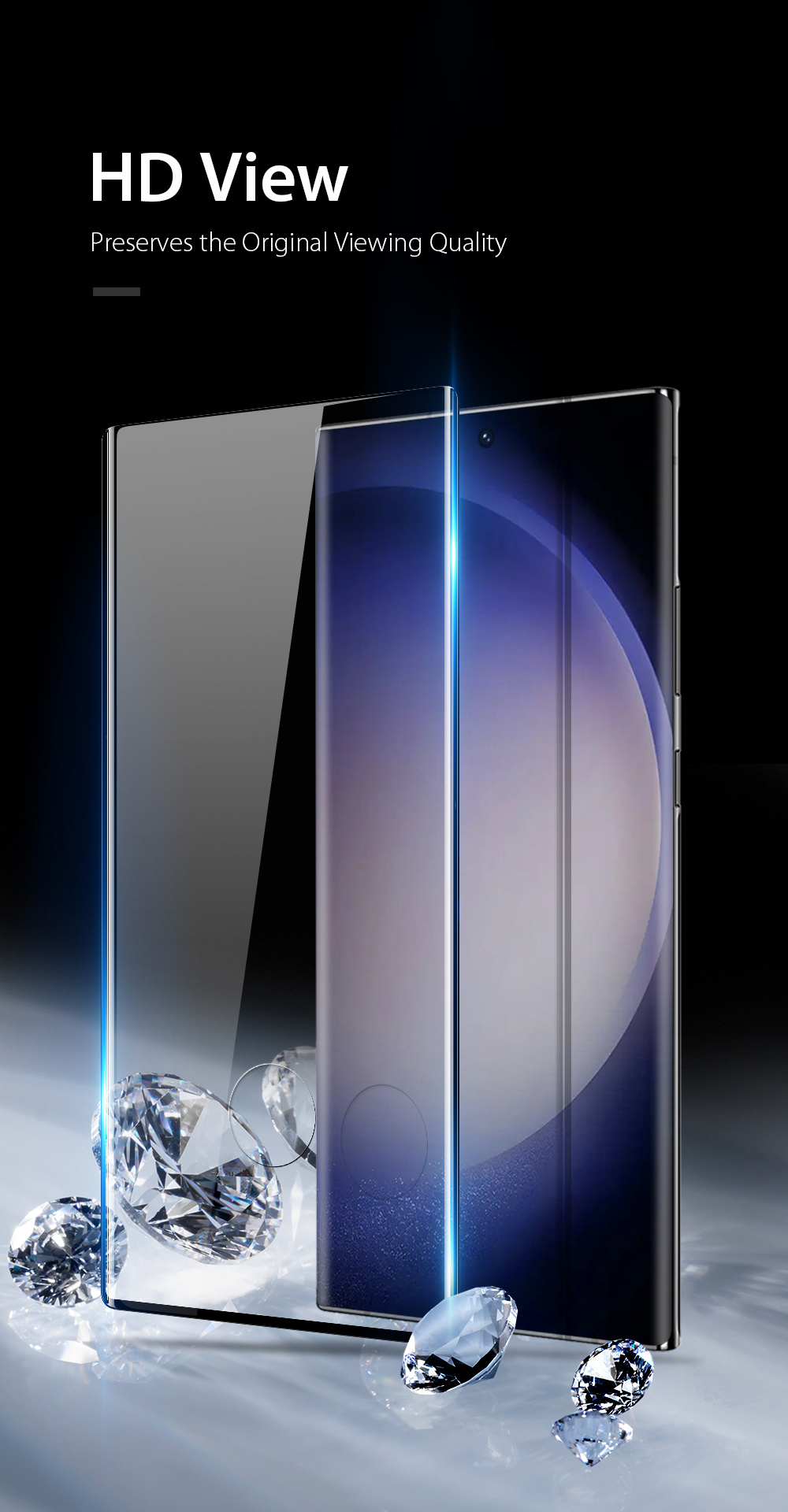 Samsung Tempered Glass Screen Protector for Samsung Galaxy S23 Ultra