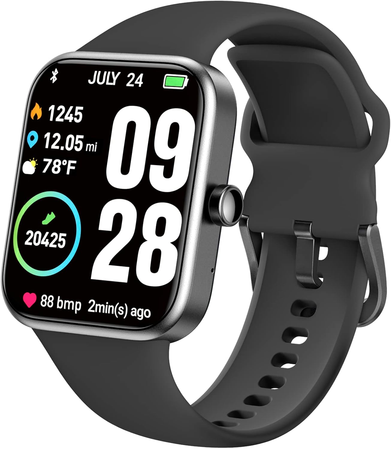 TOZO S2 44mm Smart Watch Alexa Built-in Fitness Tracker with