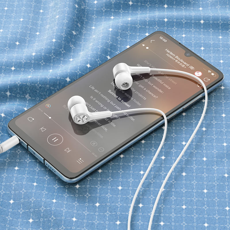 Wired earphones 3.5mm M104 Gamble with mic