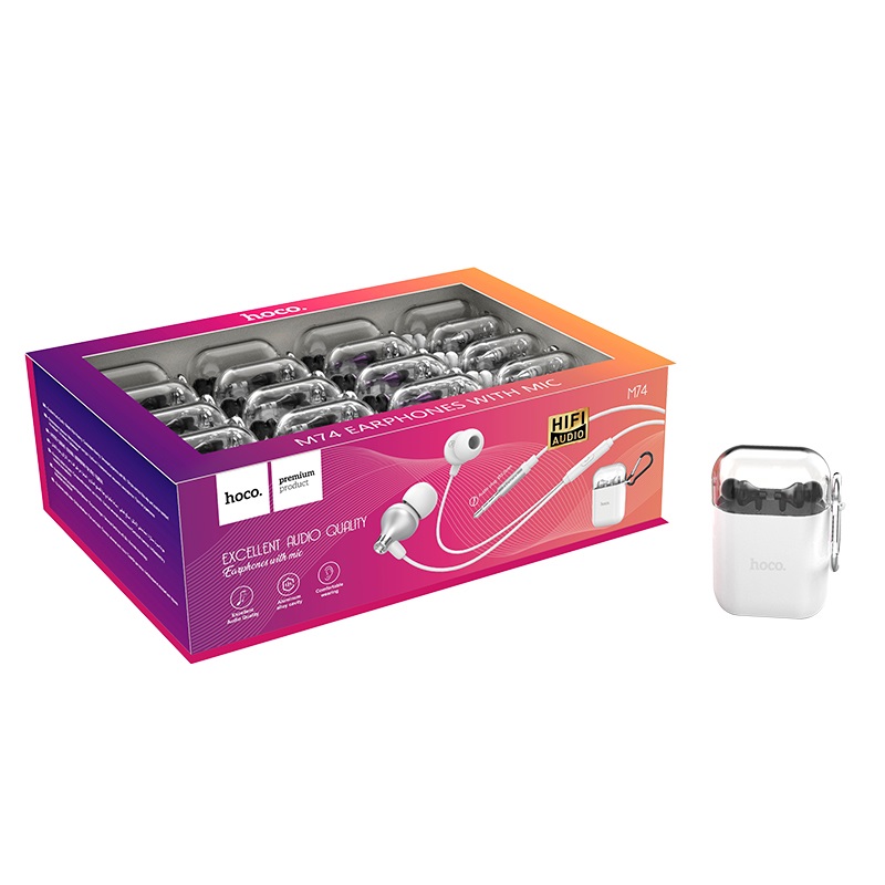 Wired earphones M74 Classic with mic combination set