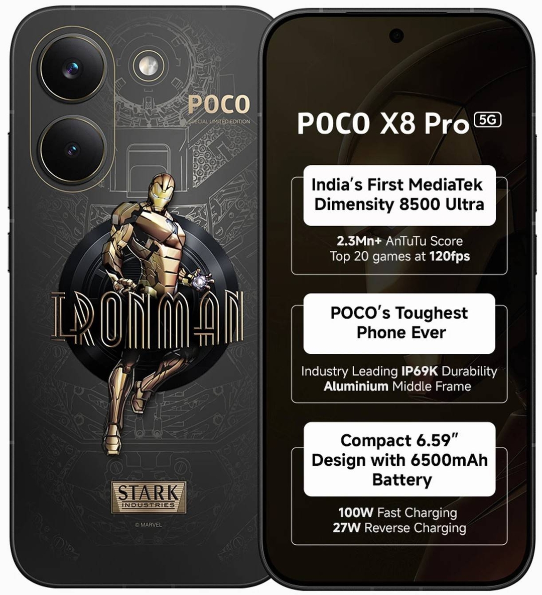 POCO X8 Pro Iron Man Edition